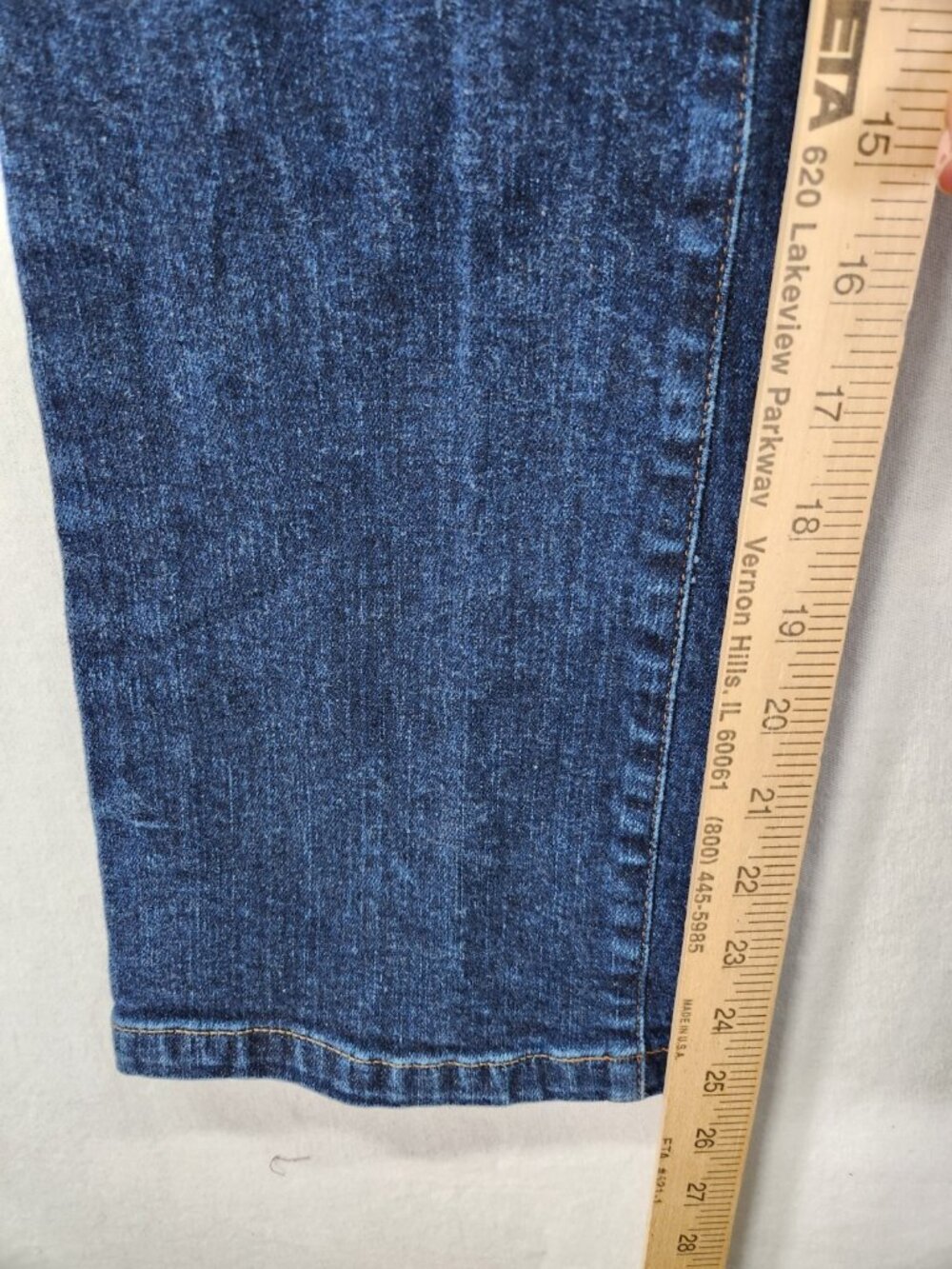 Madewell Womens 25  (26x25) Kick Out Jeans Button Fly Dark Wash Flare Crop Denim - Picture 6 of 16